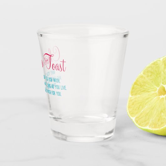 Weihnachtstoast-Schnapsglas Schnapsglas (Rechts)