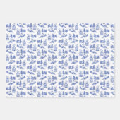 Weihnachtstoiles Wrackpapier | auswahl Geschenkpapier Set (Vorderseite 3)