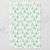 Weihnachtstoilette in Grün. (Vorne/Hinten)