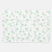 Weihnachtstoilette in Grün. Umhüllungspapierblätte Geschenkpapier Set (Vorderseite 3)