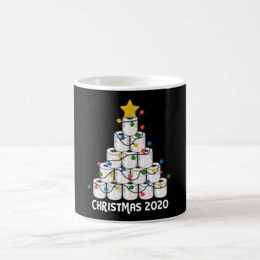 Weihnachtstoilettenpapier Baum Funny Geschenk Kaffeetasse (Mittel)