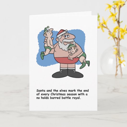 Weihnachtstradition Karte (Gelbe Blume)