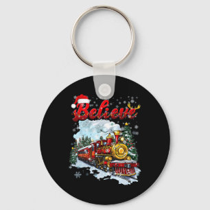Weihnachtstrain Weihnachten Glauben Polar Express Schlüsselanhänger