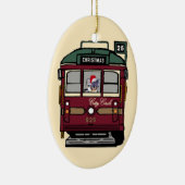 Weihnachtstram-Verzierung Keramik Ornament (Rechts)