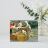 Weihnachtstrände Feiertagspostkarte (Stehend Vorderseite)