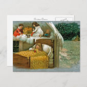 Weihnachtstrände Feiertagspostkarte (Vorne/Hinten)