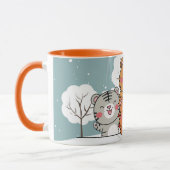 Weihnachtstrenner-Tasse Tasse (Links)