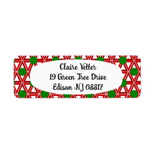 Weihnachtstriangle Quilt (Vorne)