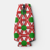 Weihnachtstriangle Quilt Flaschenkühler (Rückseite)