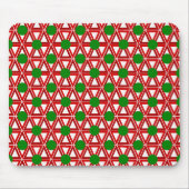 Weihnachtstriangle Quilt Mousepad (Vorne)