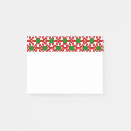 Weihnachtstriangle Quilt Post-it Klebezettel