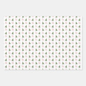 Weihnachtstrio Geschenkpapier Set (Vorderseite 2)