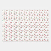 Weihnachtstrio Geschenkpapier Set (Vorderseite)