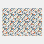 Weihnachtstrio Geschenkpapier Set (Vorderseite 2)