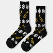 Weihnachtstrompeter Marching Band Socken (Linkes Detail)