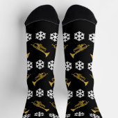 Weihnachtstrompeter Marching Band Socken (Oben)