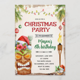 Weihnachtstropen-Party-Einladung Einladung