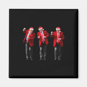 WeihnachtsTrump tanzt Santa Trump Tanz Magnet