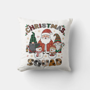 Weihnachtstrupp Weihnachtsmann Gnome Schneemänner Kissen