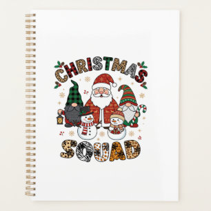 Weihnachtstrupp Weihnachtsmann Gnome Schneemänner Planer