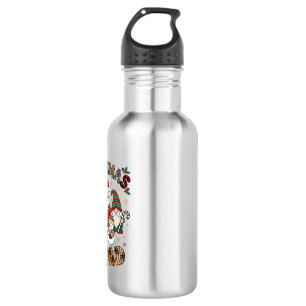 Weihnachtstrupp Weihnachtsmänner Schneemänner Leop Edelstahlflasche