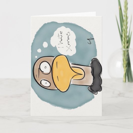 Weihnachtstruthahn Feiertagskarte (Vorderseite)