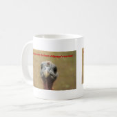 Weihnachtstruthahn Kaffeetasse (Vorderseite Links)