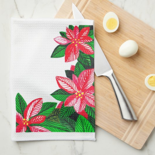 Weihnachtstuch Handtuch (Viertel Falte)