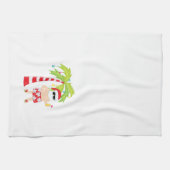 Weihnachtstuch mit tropischer Sankt Küchentuch (Horizontal)