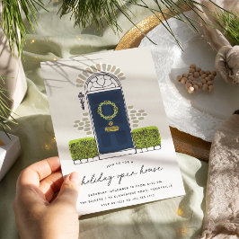 Weihnachtstür der Marine | Ferienhaus Einladung