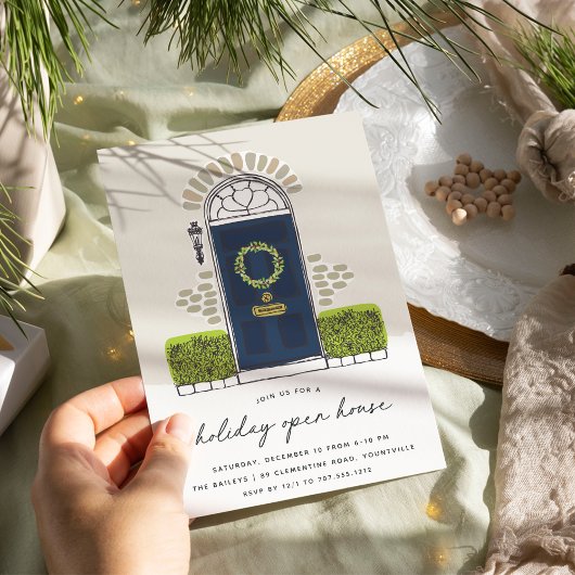 Weihnachtstür der Marine | Ferienhaus Einladung