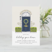 Weihnachtstür der Marine | Ferienhaus Einladung (Stehend Vorderseite)