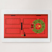 Weihnachtstür Puzzle (Horizontal)