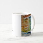 Weihnachtstür u. überhaupt grüne Kaffee-Tasse Kaffeetasse (VorderseiteRechts)