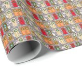 Weihnachtstürme Geschenkpapier (Rolleneckpunkt)