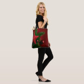 Weihnachtstüte Roter Stern Tasche (Am Model)