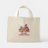 Weihnachtstüten Mini Stoffbeutel (Rückseite)