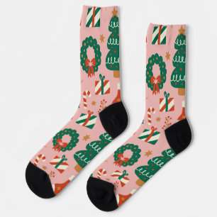 Weihnachtstyp socken