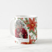 Weihnachtstypografie FamilienFoto Botanisch Kaffeetasse (Vorderseite Links)