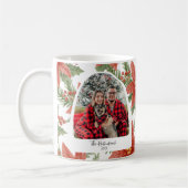 Weihnachtstypografie FamilienFoto Botanisch Kaffeetasse (Links)
