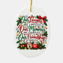 Weihnachtstypografie Freundschaft