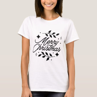 Weihnachtstypografie-Sprüche T-Shirt