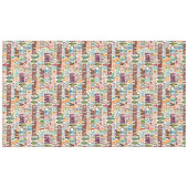 Weihnachtstypografie Tischdecke (Vorderseite (Horizontal))