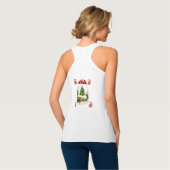 Weihnachtsüberhang Tank Top (Rückseite Vollansicht)