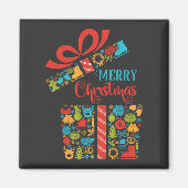 Weihnachtsüberraschungsbox Magnet (Vorne)