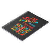 Weihnachtsüberraschungsbox Notizblock (Linke Seite)