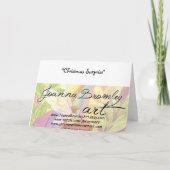 Weihnachtsüberraschungskarte Feiertagskarte (Rückseite)