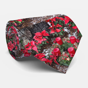 Weihnachtsüberraschungsrot Krawatte