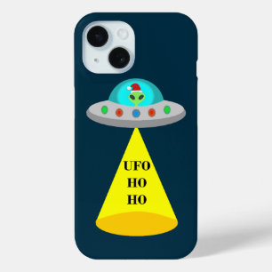 WeihnachtsUFO Ho Alien fliegende Untertasse Case-Mate iPhone Hülle