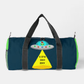 WeihnachtsUFO Ho Alien fliegende Untertasse Duffle Bag (Rückseite)